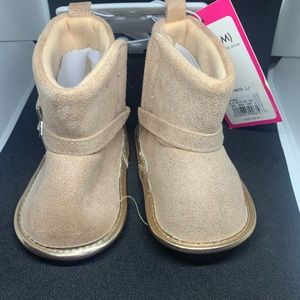 Girls Tan Bootie 3-6 months